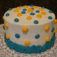 Small Cake This cake was done with the left over batter, frosting and filling from the UAP cake, just for practice =). It is a 2 layer 6 inch round. I...