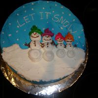 Snow Family I was inspied by the cake made by Alickert. Thanks! I have only worked with fondant and thought I should finally get to the basics and...