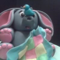 Baby Elephant The topper for my baby shower cake.