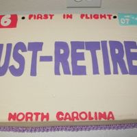 Repko Retirement Made for a good friend's reitrement. She taught English for over 30 years and has a license plate that says "Just Read", so...