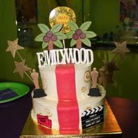 Robertson Birthday This cake was designed by the 8 year old birthday girl, who kept putting more and more "stuff" on it. It was also so humid the 2...