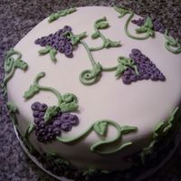 Grapes And Vines This was a chocolate cake with raspberry filling. My friend needed it for a wine tasting/birthday party. She was so excited when she saw it...