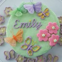 Emily's Cake I made this cake for my daughter who passed away while I was still carrying her at 33 weeks on Jan 16, 2008. All buttercream except for the...