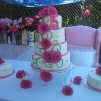 Terry's 15Anera This cake was done for my Godparents daughter who was turning 15. Everyone absolutely loved it and so did she. The girl was really...