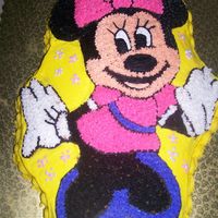 Minnie Mouse character cake pan