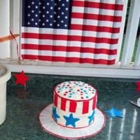 Uncle Sam Hat Cake I wanted to do something fantastic and new for the 4th and found some variations of this cake. I had never worked with layers before and...