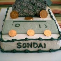 Sho' Me The Money Made for a customer's daughter who is obsessed with money. Bill is a white chocolate mold.