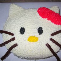 Hello Kitty This is a cake I made for a little girl's 5th birthday.