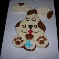 Puppy This is a puppy I made for a 4th birthday. It is based on a Blue's Clues design