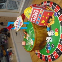 Vegas Birthday Cake 