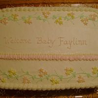 Faylinn Baby Shower cake for a co-worker