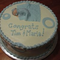 Sleeping Baby Boy This was my first fondant baby, and it was so much fun! Thanks to brea1026 and caincakemaker for the inspiration!