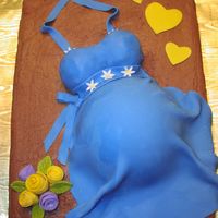 Belly Cake I was dying to do a belly cake, and copied this from pyxxydust. Your cake was so beautiful, and I just changed the colors. This was for one...