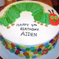 Very Hungry Caterpillar I used the book as a template for this.