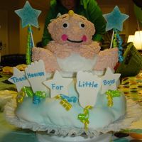 Thank Heaven For Little Boys Made this for my cousin's baby shower, also made for my son's 1st birthday.