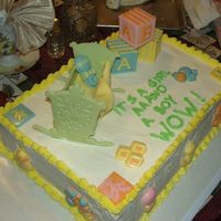 Baby Shower For Twins This cake was made for a very special young lady who was having twins (a girl and a boy). She had mentioned it didn't have to be the...