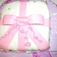 Wilton Course Iii this was my first fondant cake for course III