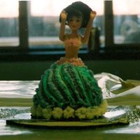 My 1St Cake!!! barbie doll cake