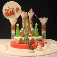 Santa's Elven Castle Cake 