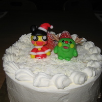 Tamagotchi Christmas Cake 
