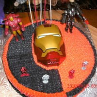 Birthday Cake For Sebasthian Birthday Num 5 BIRTHDAY CAKE OF IRON MAN FOR MY GRANDSON SEBASTHIAN BIRTHDAY NUM 5