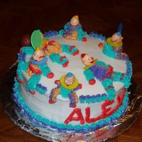 Clown Cake I made this cake for my two year old nephew. He LOVES cake!!! Especially the buttercream =) Confetti cake all iced and decorated in BC
