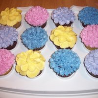 Flower Cupcakes Buttercream