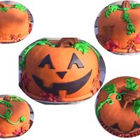 Pumpkin Leaves This is a bunt cake pan, inspired by the buncake pumpkins entered in the 2006 Halloween Contest. I'd never thought of this idea, but...