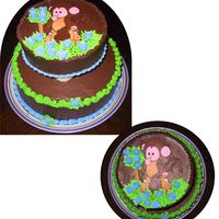 Monkey Child I got the idea for the image off of a cross stitch photo. I made her as a FBCT, and origionally had tried to make the chocolate icing, it...