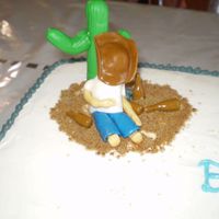 21St Birthday In The Desert closer view, it was too humid and the cactus started falling apart.