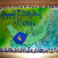 Gator Birthday I did this for my dad's Boss, his son goes to University of Florida.