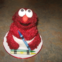Baby Elmo Total recreation of 'infields' baby elmo smash cake - thank you so much 'infields'!