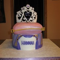 Princess Cake Royal Icing tiara - cake inspired by missyek's beautiful princess cake - thank you so much