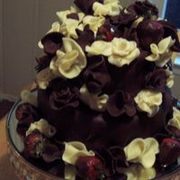 A Closer View Of The Ruffles And Roses 