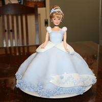 Cinderella Doll Cake This is my second doll cake, made for my Cinderella obsessed daughter for her 3rd birthday.