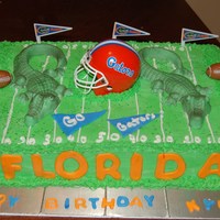 Kyle's Birthday Cake Vanilla cake with buttercream icing and fondant decorations. Thanks for looking