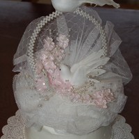 Cake Consult #1 I made this cake for a wedding consultation. Marble cake. Thanks for looking