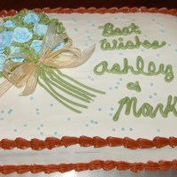 Ashley And Marks Cake I made this for a bridal shower. Thanks for looking
