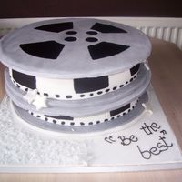 Movie Reel This cake was a real challenge - I thot it would be nice and easy, but I found it really difficult. I wanted to do Alamosweets'...