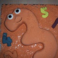 Numberjacks Cake My son is three tomorrow and he has been going on non-stop about this numberjacks cake (Numberjacks is his favourite TV program), I couldn...