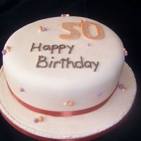Fiftieth Yet another Vanilla sponge cake... Would be nice to do something different one of these days.lol!