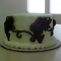 Bass Fish Trial Wedding Cake This is one of a 4 tier wedding cake. It's the trial cake that I made for the bride to see and taste. She wanted a fish theme, but...