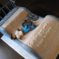 Bmx Bike Ramp Lots of firsts in this cake for me :) First modeled person, first modeled gum paste bike, first major carved/stacked cake. I think it came...