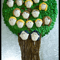 Family Tree My family and I had a photo shoot this weekend... I thought this would be the perfect cake to celebrate it :) Buttercream trunk, branches...