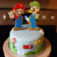 Mario And Luigi Nintendo Cake Thanks SO much to SO many people who have done this cake before me. The inspiration on this site is endless, and I wish I could thank you...