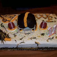 Wf Football Birthday Cake 