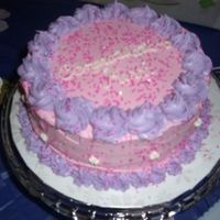 My Step Daughter's Bridal Shower The cake I made for my Step Daughter's Bridal Shower. It was a pastel theme.