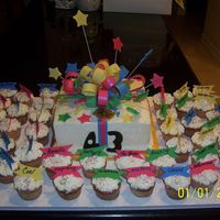 Adjective Birthday Cake I give credit to a cc memeber, if I knew who! lol...This was like 3 days worth of work and set up almost like a wedding cake!!!