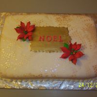 Christmas Cake For Restaurant nothing special...after spending so much time trying to fix the chocolate cake..I just threw this one together.