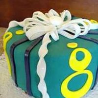 Present Birthday Cake Original design. Birthday Cake.